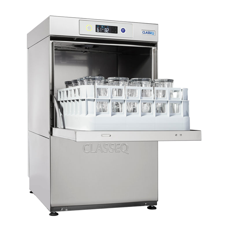 Classeq G400 Standard Undercounter Glasswasher , 13A with plug. Machine only - no installation
