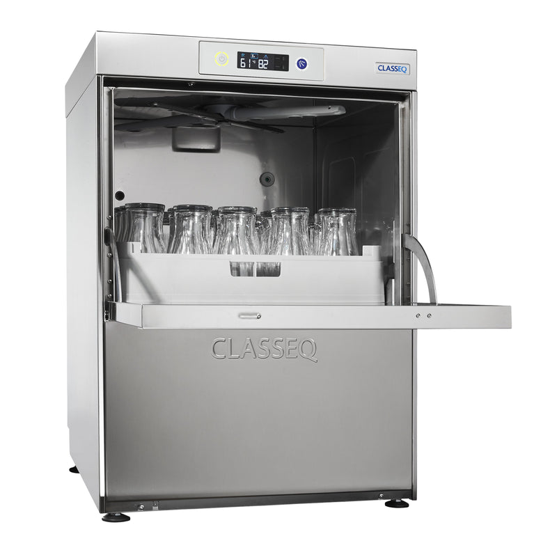 Classeq G500 Duo WS Undercounter Glasswasher 13A. 3 phase hardwired. Machine only - no install