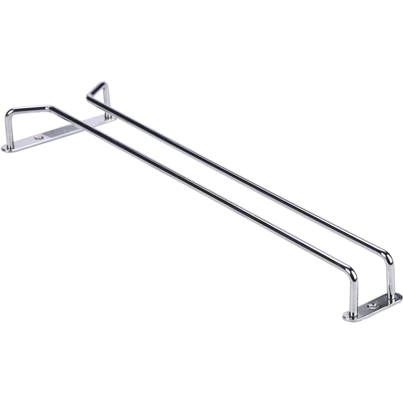 Chrome Glass Hangers 16"