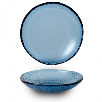 Isla Organic Glass Trace Bowl 8 1/4" Box 6