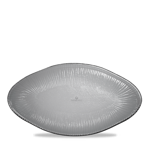 Dusk Glass Oval Bamboo Platter 30Cm Box 6