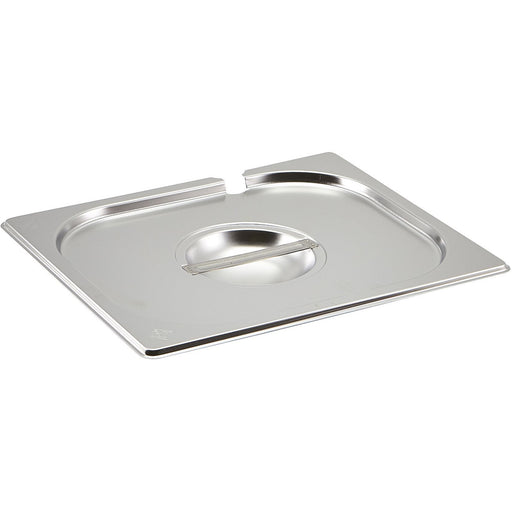 St/St Gastronorm Pan Notched Lid 1/2