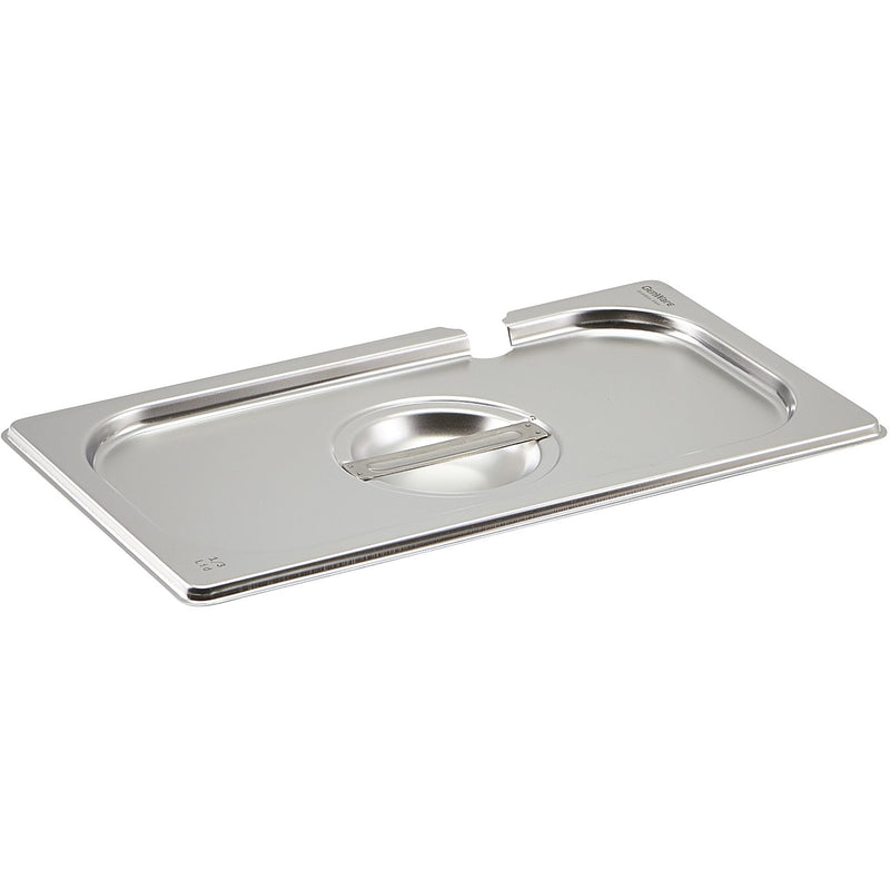 St/St Gastronorm Pan Notched Lid 1/3