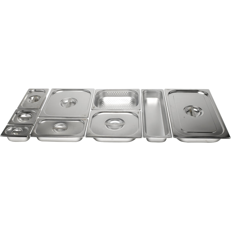 St/St Gastronorm Lid 1/9