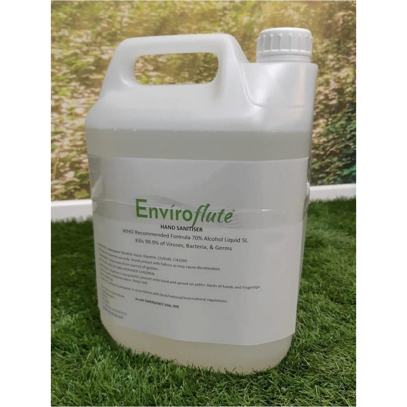 5L Hand Sanitiser Alcohol Liquid 70%, (price includes delivery)