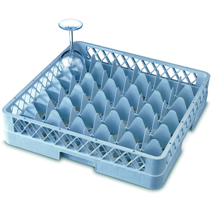 36 Comp Glass Rack With 1 Extender