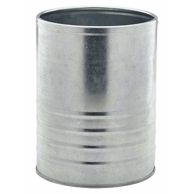 Galvanised Steel Can 11cm Dia x 14.5cm