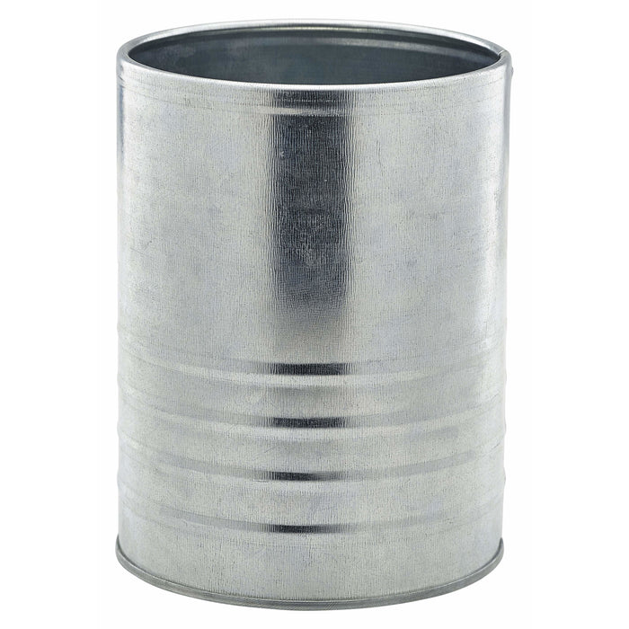 Galvanised Steel Can 11cm Dia x 14.5cm