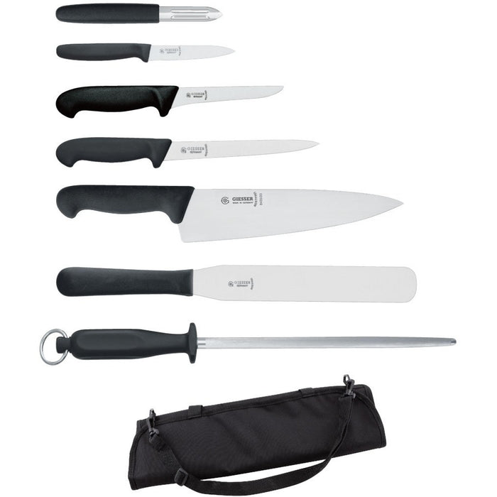 Giesser 7Pc Knife Set + Knife Case
