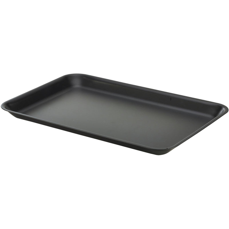 Galvanised Steel Tray 31.5x21.5x2cm Matt Black