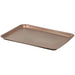Galvanised Steel Tray 31.5x21.5x2cm Hammered Copper