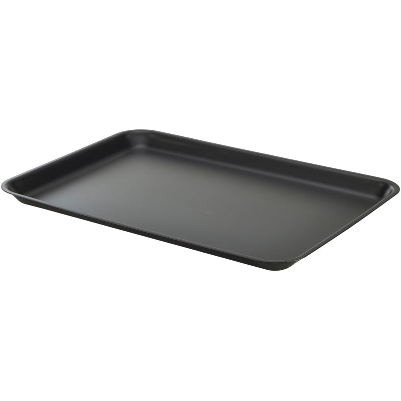 Galvanised Steel Tray 37x26.5x2cm Matt Black