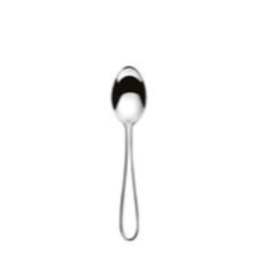 The Elia Glacier Teaspoon has a generous gauge for an enjoyable feel in the hand, this range is expertly crafted from 18/10 Stainless Steel.