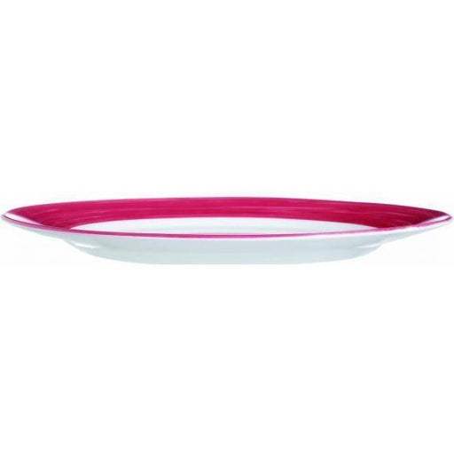Arcoroc Brush Cherry Opal Dinnerware  Red Dinner Plate(23.5cm)(9.3") (Box of 36) - Smashing Supplies