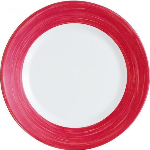 Arcoroc Brush Cherry Opal Dinnerware  Red Side Plate(15.5cm)(6.1") (Box of 48) - Smashing Supplies