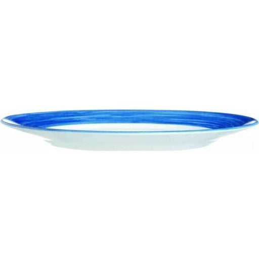 Arcoroc Brush Blue Jean Opal Dinnerware s Dinner Plate(23.5cm)(9.3") (Box of 36) - Smashing Supplies