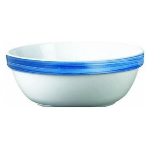 Arcoroc Brush Blue Jean Opal Dinnerware s Stackable Bowl(12cm)(4.7") (Box of 24) - Smashing Supplies