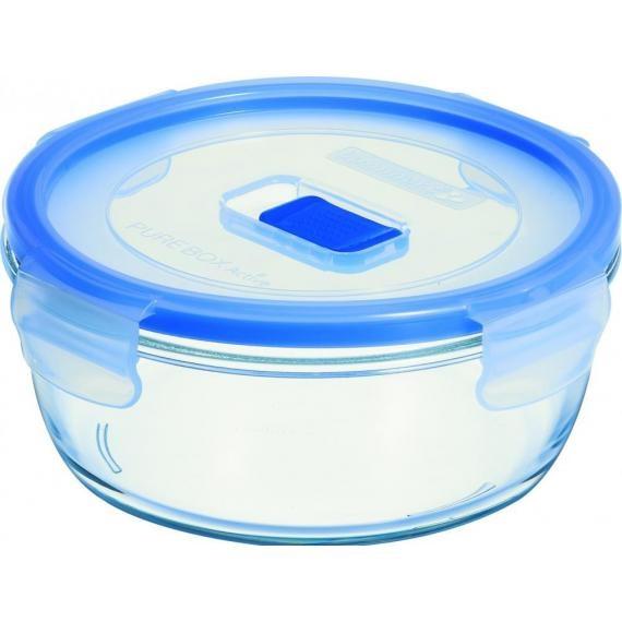 Luminarc Pure Box Active Storage  Round Small Box & Lid(42cl)(14.8oz) (Box of 6)