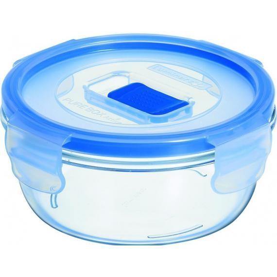 Luminarc Pure Box Active Storage  Round Large Box & Lid(92cl)(31oz) (Box of 6) - Smashing Supplies