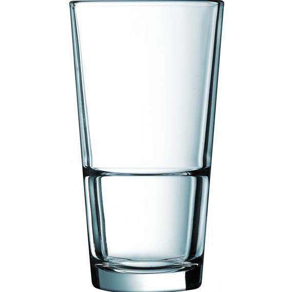 Arcoroc Stack Up Tumblers - Fully Tempered Stacking  Hiball(35cl)(12.5oz) (Box of 24) - Smashing Supplies