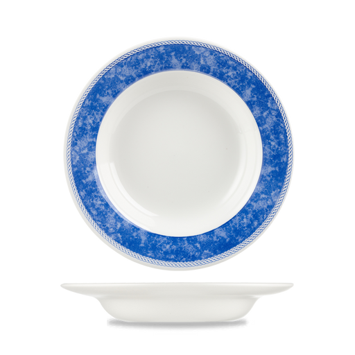 New Horizons Bl Classic Rimmed Soup 9" Box 24