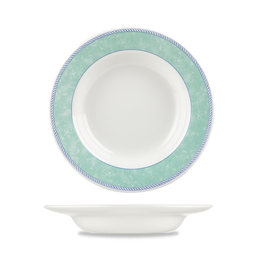 New Horizons Gr Classic Rimmed Soup 9" Box 24