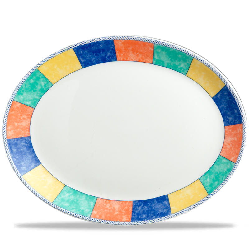 New Horizons Cq  Oval Plate 14.25" Box 12