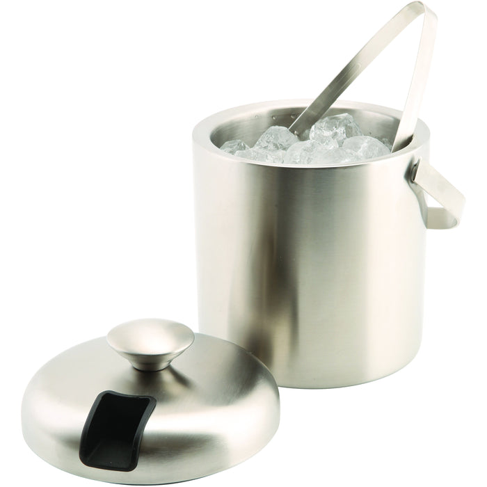Insulated St/St Ice Bucket&Tong 1.2L
