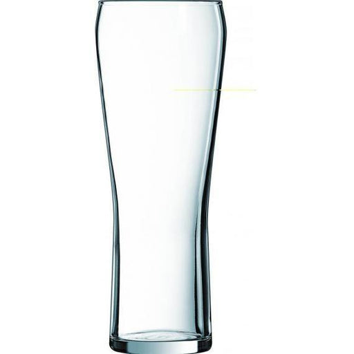 Arcoroc Edge Beer Glass  Beer Glass CE 1pt "Head Booster"(58.5cl)(20oz) (Box of 24) - Smashing Supplies