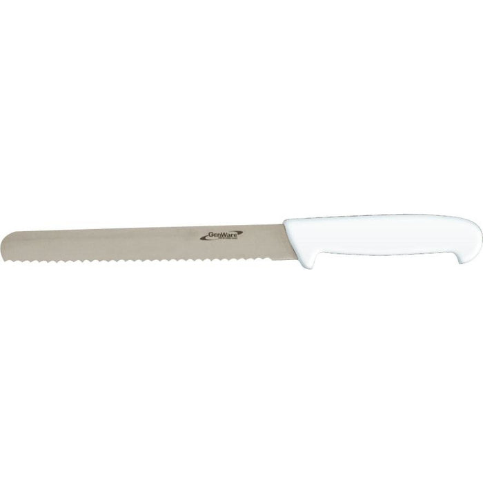 8'' Bread Knife White (Serrated)