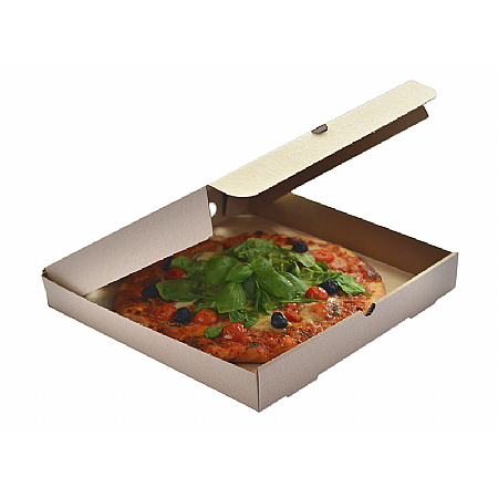 12" Corrugated Kraft Pizza Boxes (Pack 100) - Smashing Supplies