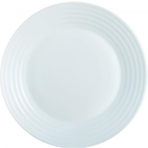 Arcoroc Stairo Opal Dinnerware  Side / Cake Plate(190mm)(71/4") (Box of 24) - Smashing Supplies