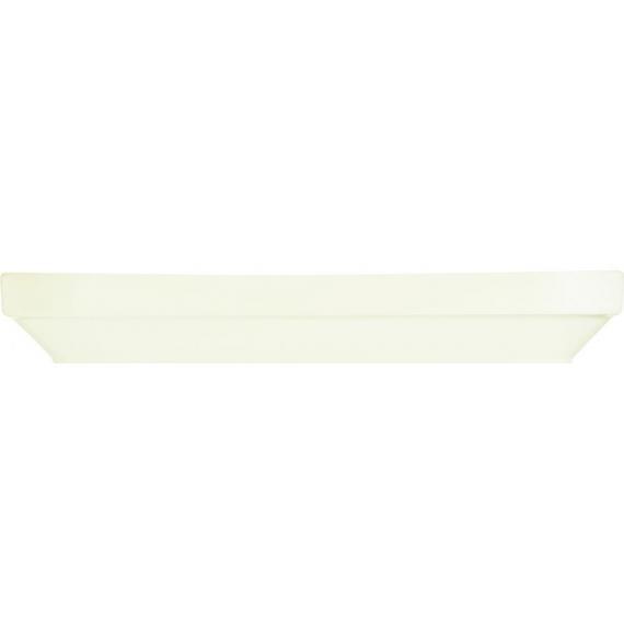 Arcoroc Mekkano - Porcelain, Glass & Wood Dinnerware  Square Plate Cream(24cm x 24cm)(9 3/8" x 9 3/8") (Pack of 24)