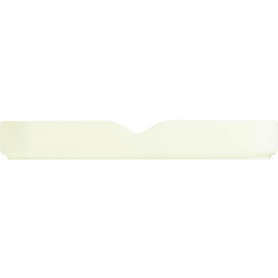 Arcoroc Mekkano - Porcelain, Glass & Wood Dinnerware  Rectangular Plate Cream(31cm x 16cm)(12 3/8" x 6 1/4") (Pack of 24)