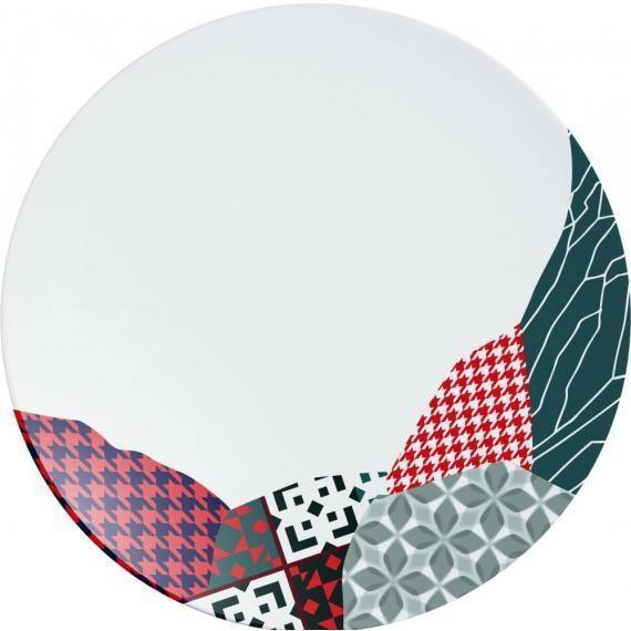 Chef & Sommelier Fragment Porcelain Dinnerware  Red Dinner Plate(21.5cm)(8 3/8") (Box of 24) - Smashing Supplies