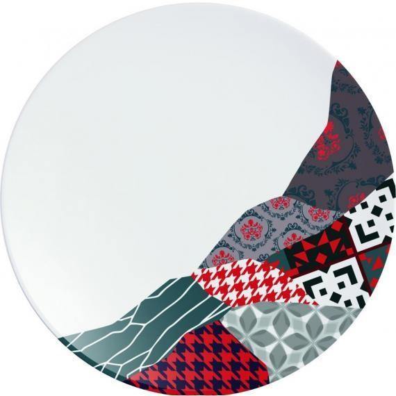 Chef & Sommelier Fragment Porcelain Dinnerware  Red Dinner Plate(16cm)(4 7/8") (Box of 24) - Smashing Supplies