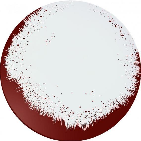Chef & Sommelier Holi Porcelain Dinnerware Red Plate (28.5cm) (11 1/8") (Pack of 24)