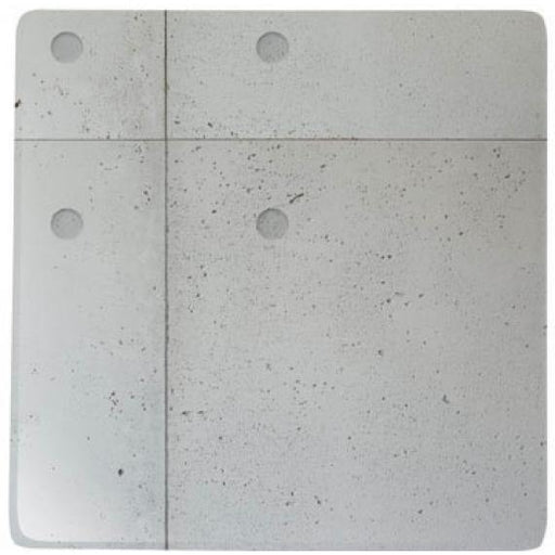 Chef & Sommelier Concrete Porcelain Dinnerware  Square Plate(28cm x 28cm)(11" x 11") (Pack of 12) - Smashing Supplies