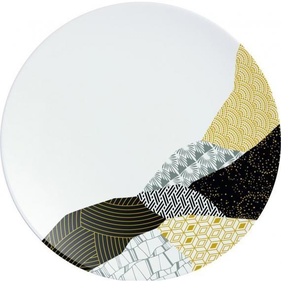 Chef & Sommelier Fragment Porcelain Dinnerware Gold Dinner Plate (16cm) (4 7/8") (Pack of 24)