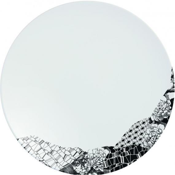 Chef & Sommelier Fragment Porcelain Dinnerware Black Dinner Plate (28.5cm) (11 1/8") (Pack of 24)