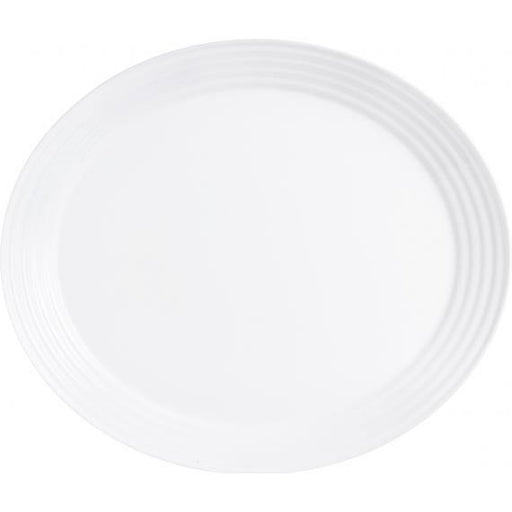Arcoroc Stairo Opal Dinnerware  Oval Dish(33cm x 27.8cm)(13" x 10 3/4") (Box of 48) - Smashing Supplies