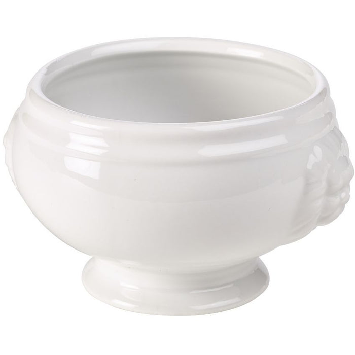 Porcelain Lion Head Soup Bowl 40cl/14oz
