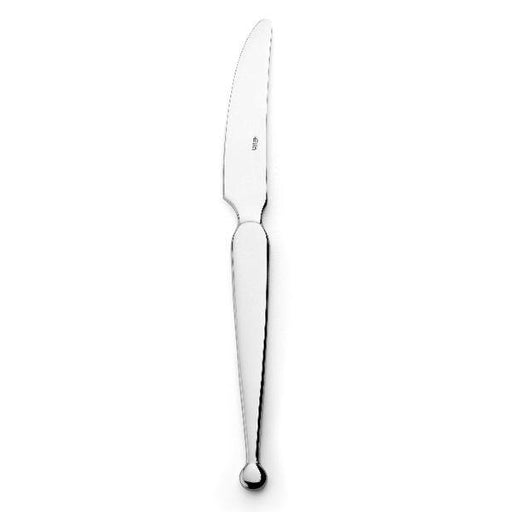 The Elia Maestro Dessert Knife  is engineered in an extra heavy gauge, it is comfortable to hold and has a superb mirror finish.