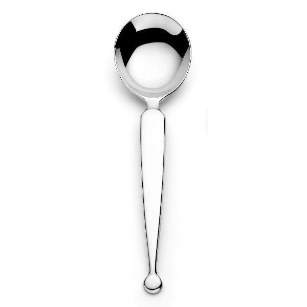 The Elia Maestro Soup Spoon  is engineered in an extra heavy gauge, it is comfortable to hold and has a superb mirror finish.