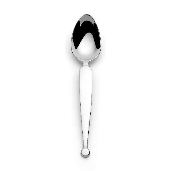 The Elia Maestro Teaspoon  is engineered in an extra heavy gauge, it is comfortable to hold and has a superb mirror finish.