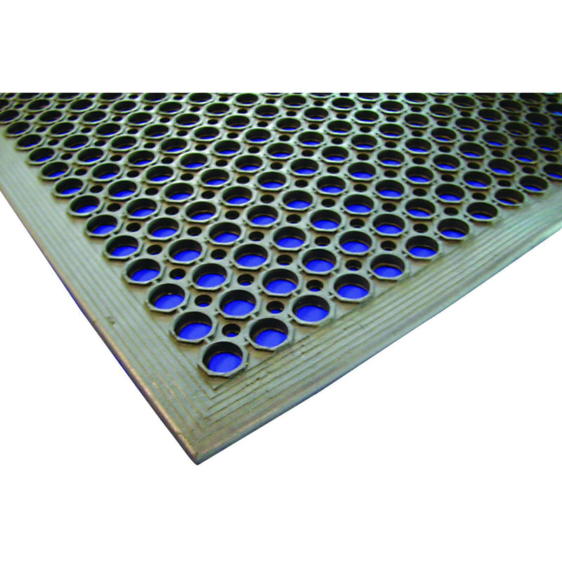 Black Rubber Kitchen Mat 90 x 150 x 1.4cm