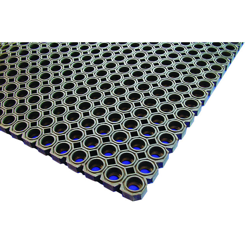 Black Rubber Kitchen Mat 100 x 150 x 2.3cm