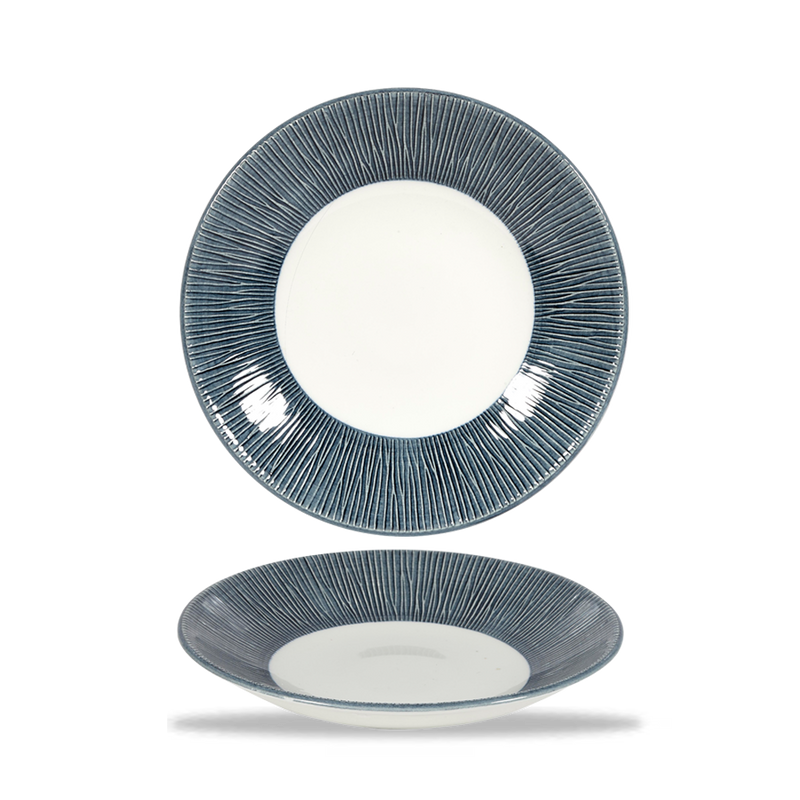 Bamboo Spinwash Mist  Deep Coupe Plate 9 7/8"  Box 12