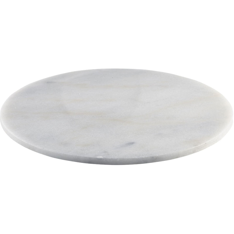 White Marble Platter 33cm Dia
