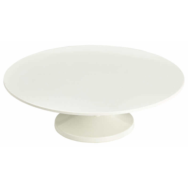White Melamine Cake Stand 33cm/13"